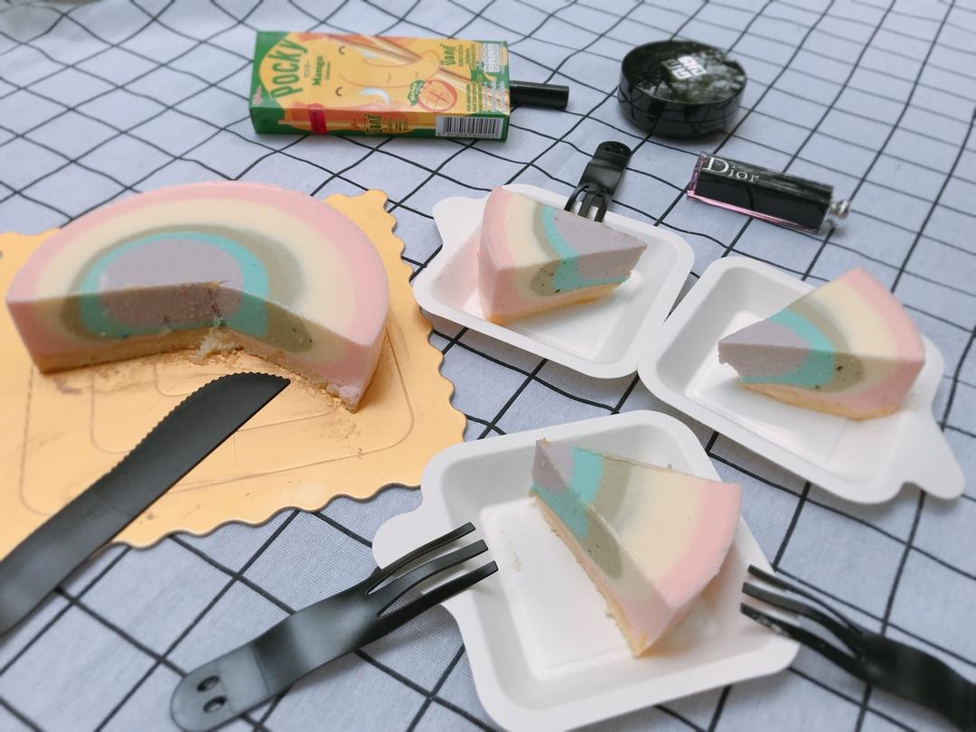 Bakingpie-彩虹慕斯蛋糕