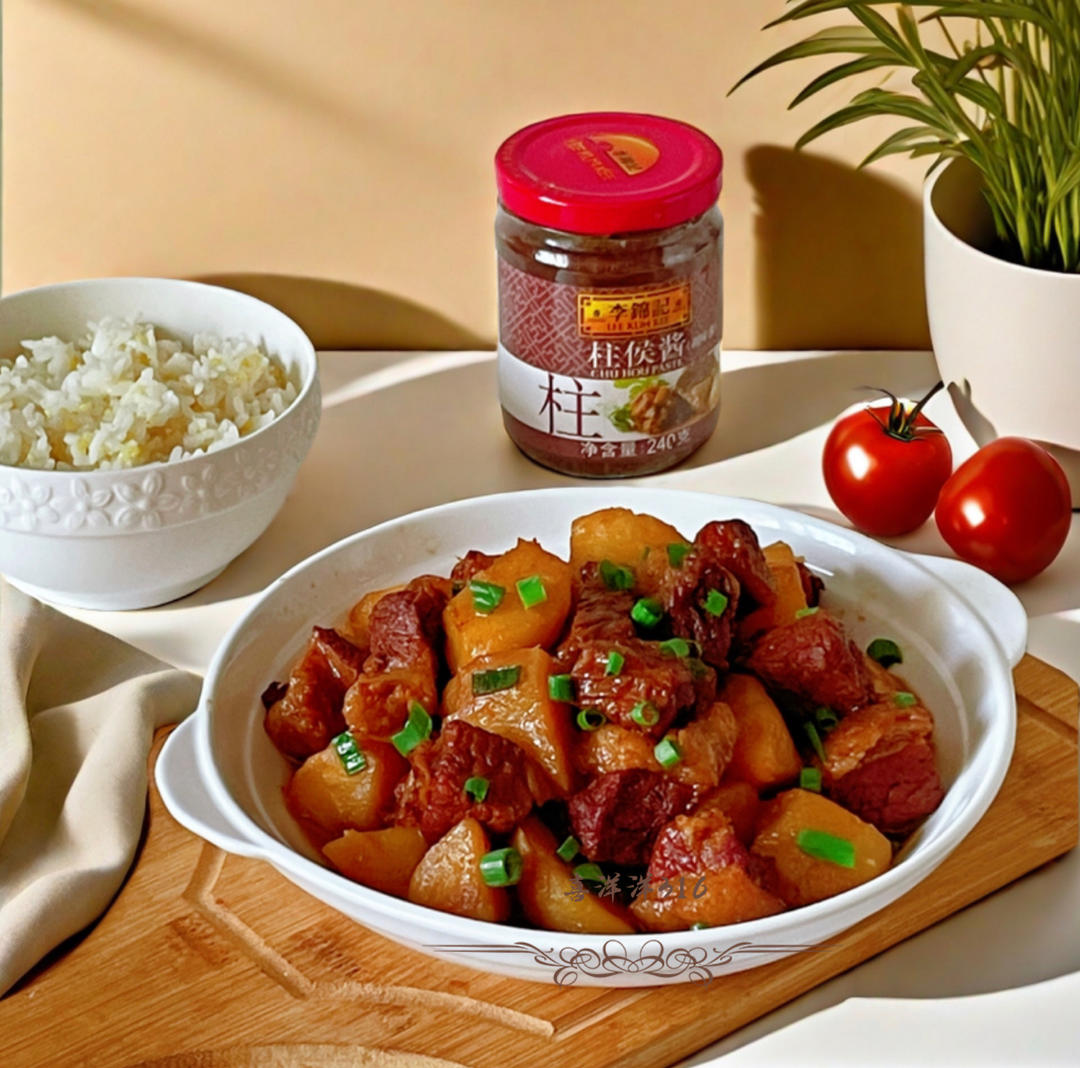 大师菜谱｜柱侯酱焖土豆牛腩