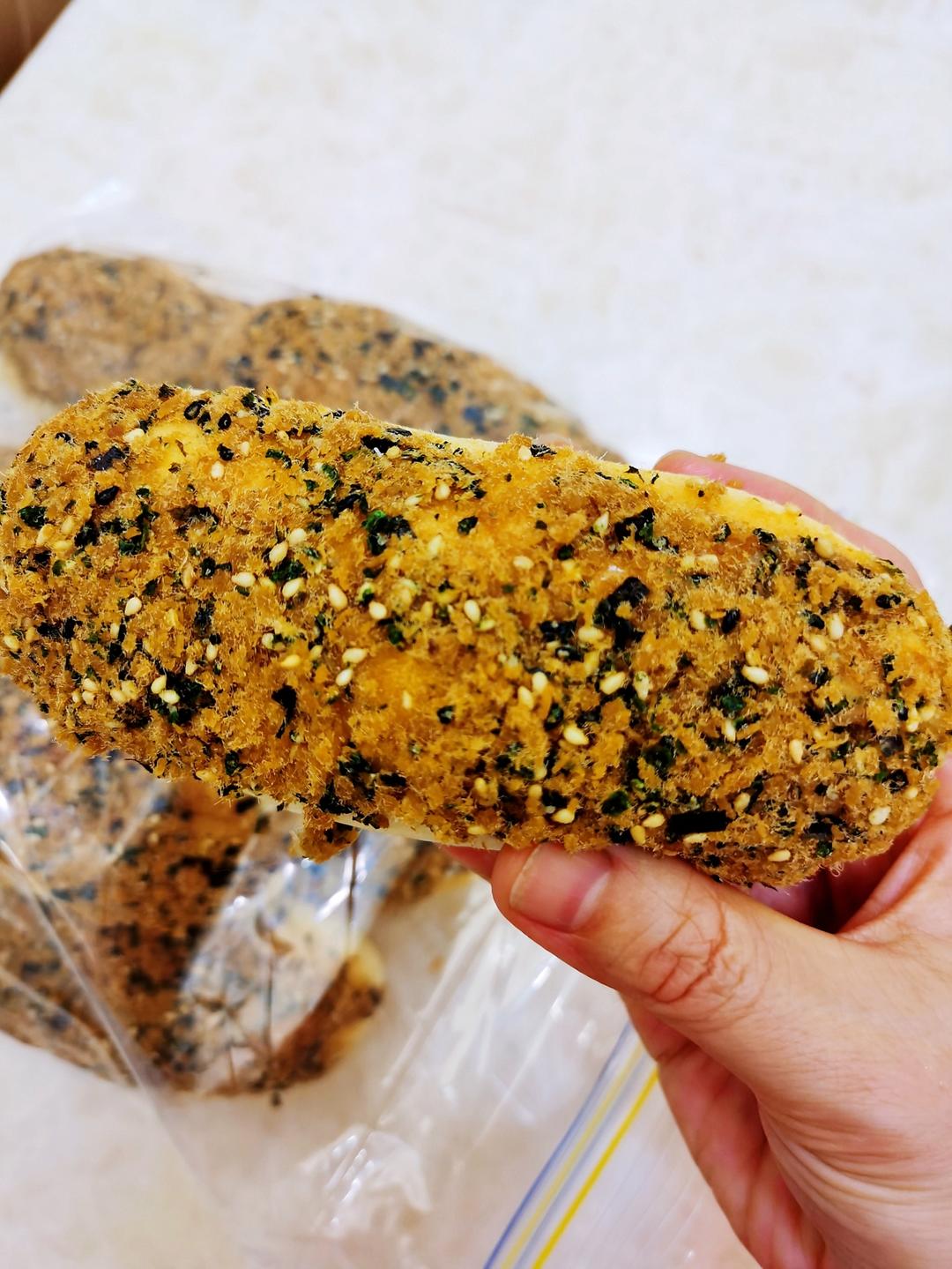 肉松沙拉酱面包（65度汤种）