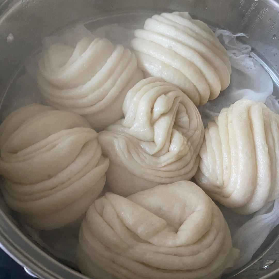 葱油花卷，一根筷子卷出漂亮的造型