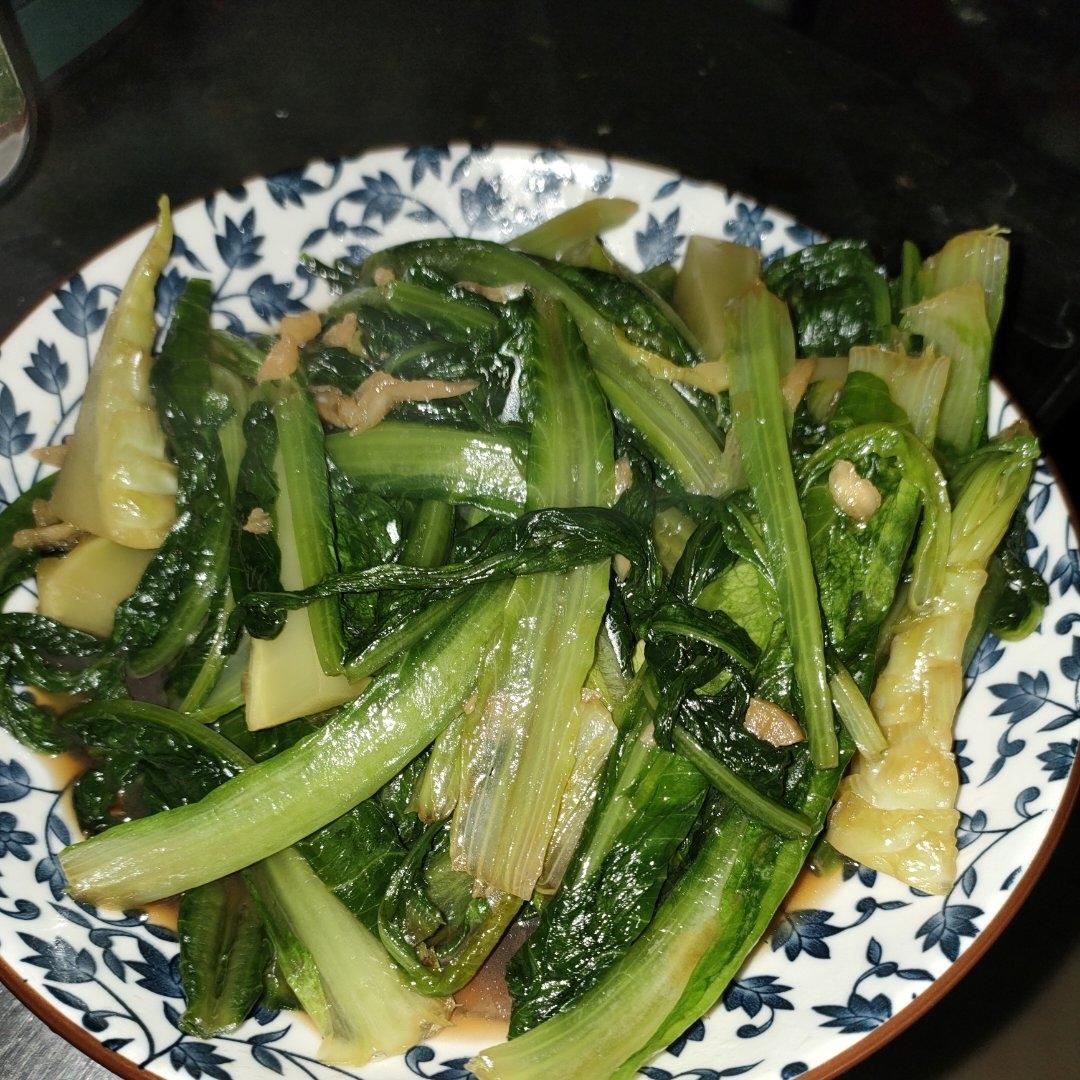 蒜蓉耗油清炒油麦菜，减脂快手菜，宝宝超爱，傻瓜步骤，屡试不爽，好吃且下饭，鲜香爽口！！