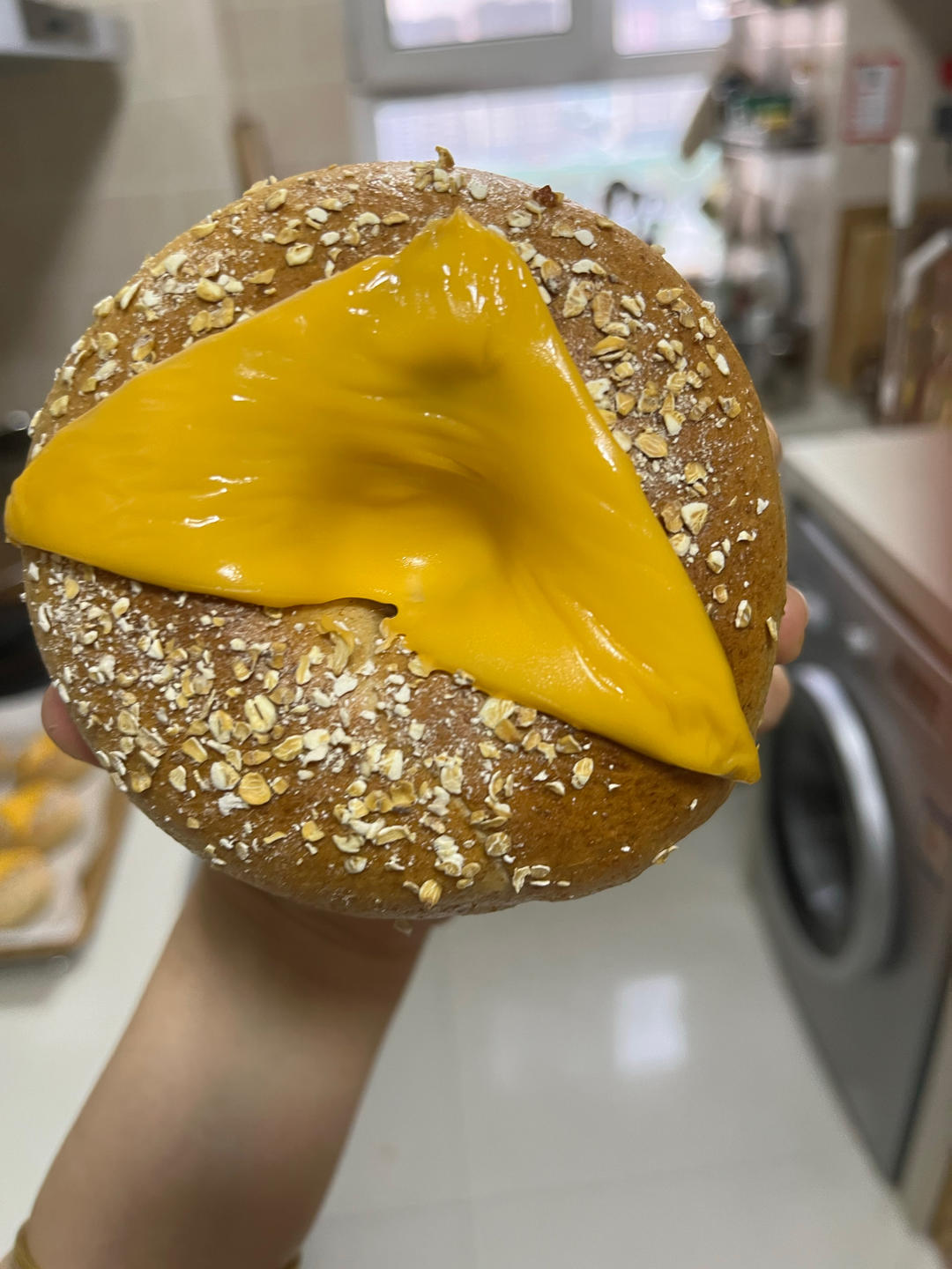 全麦贝果，低糖无油