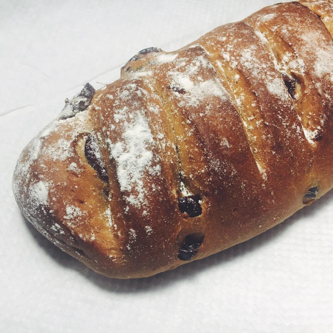 蔓越莓全麦黑糖面包