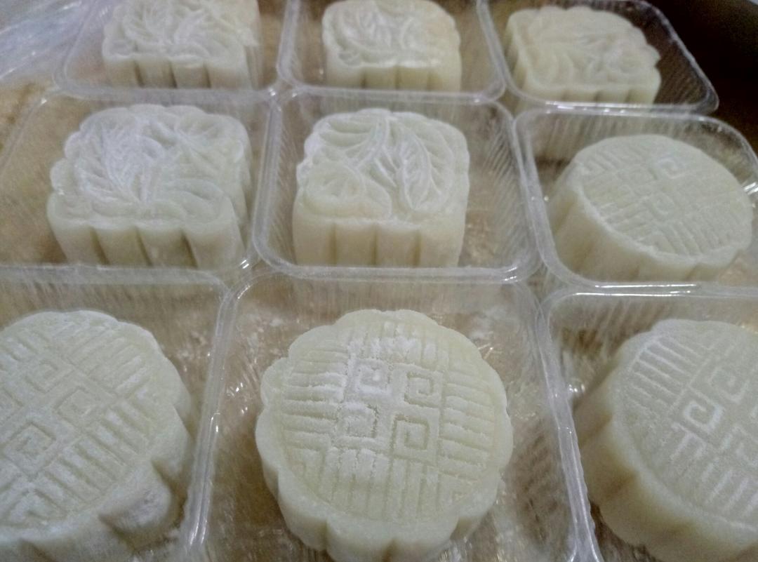 榴莲冰皮月饼的榴莲馅