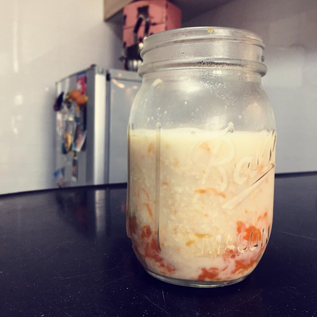 南瓜燕麦冰粥