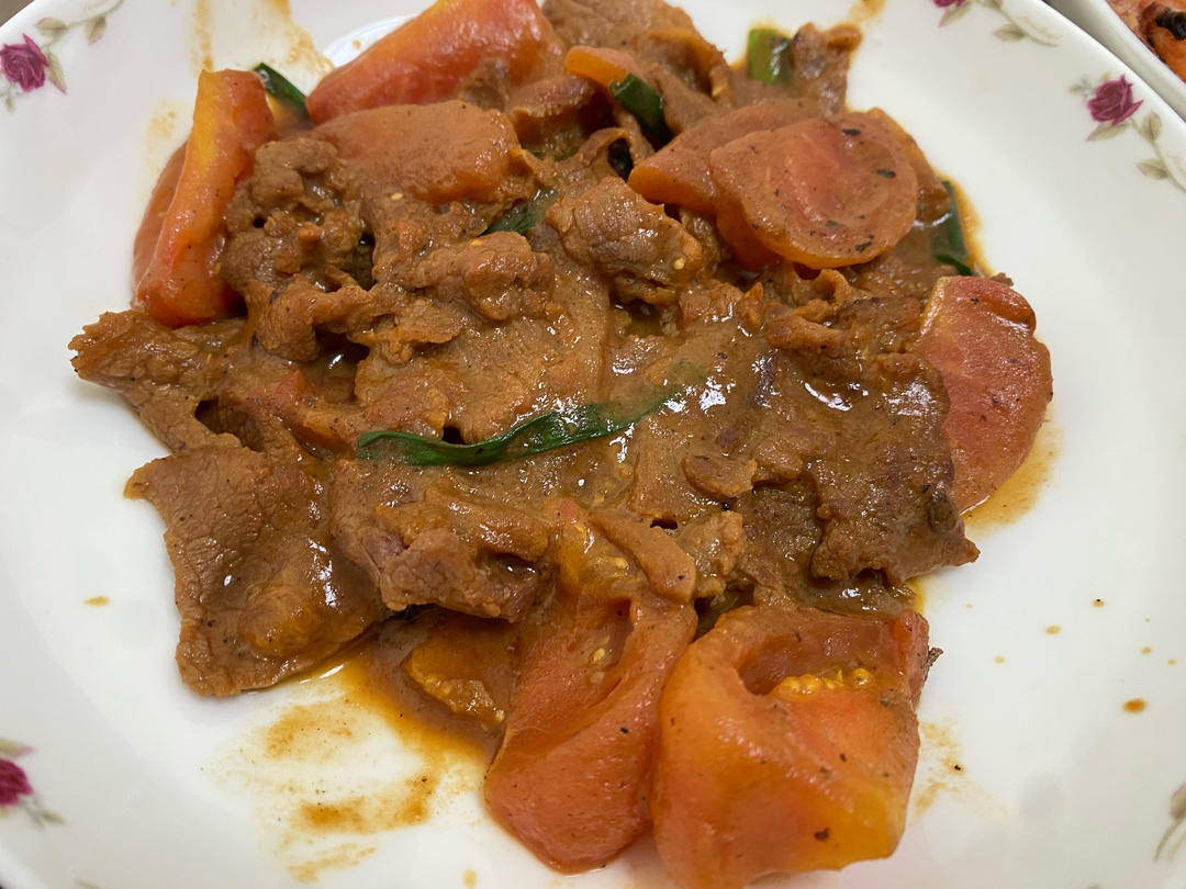 再挑食的孩子都喜欢吃的番茄炒牛肉