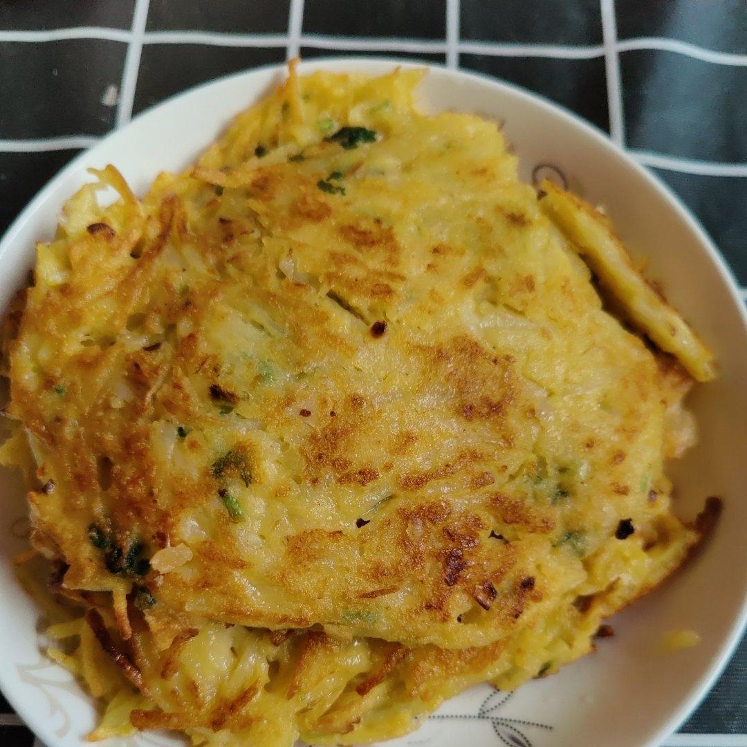 土豆丝煎饼
