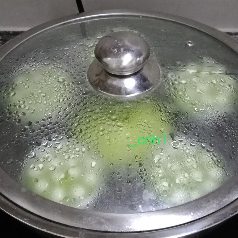 荷塘月色莲蓬馒头 *花儿馒头220的做法 步骤13