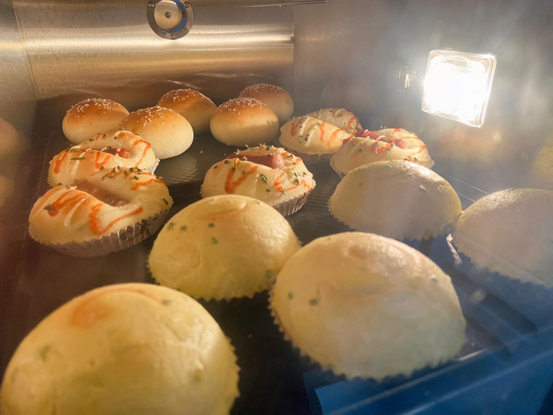 松软烫种汉堡胚