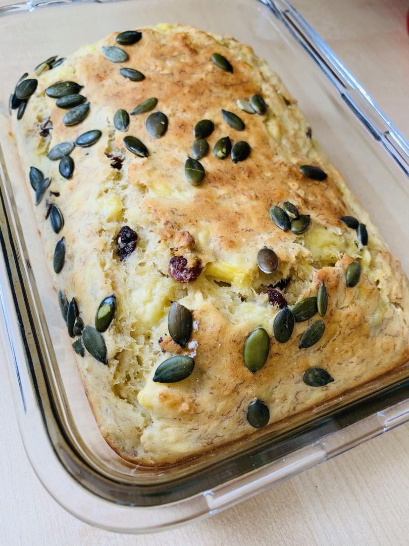 不用打发黄油的香蕉🍌磅蛋糕