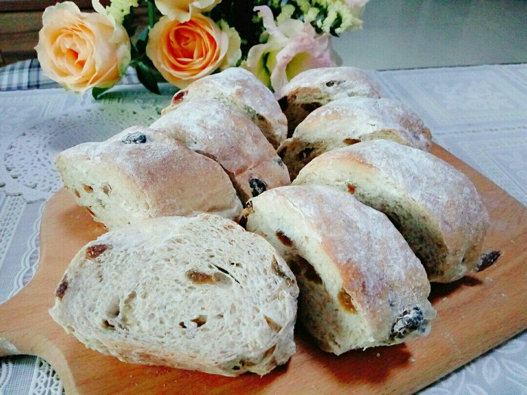 全麦葡萄干面包