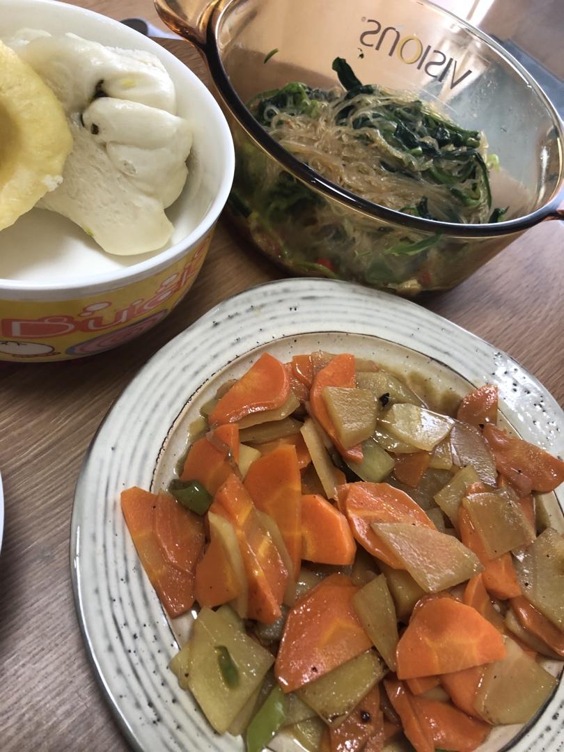素炒三样
