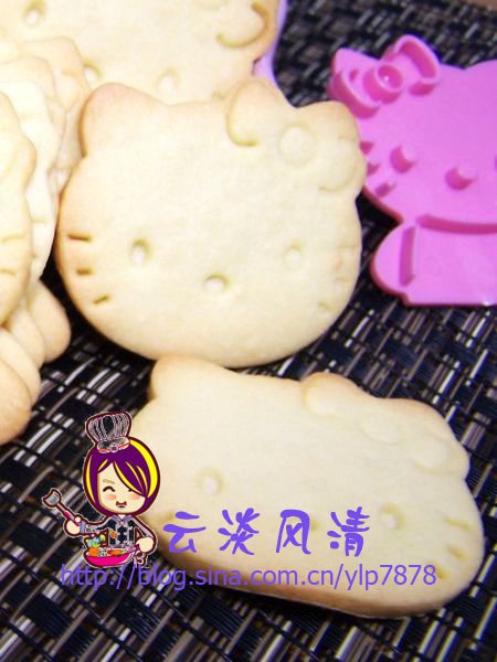 Hello Kitty卡通饼干的做法