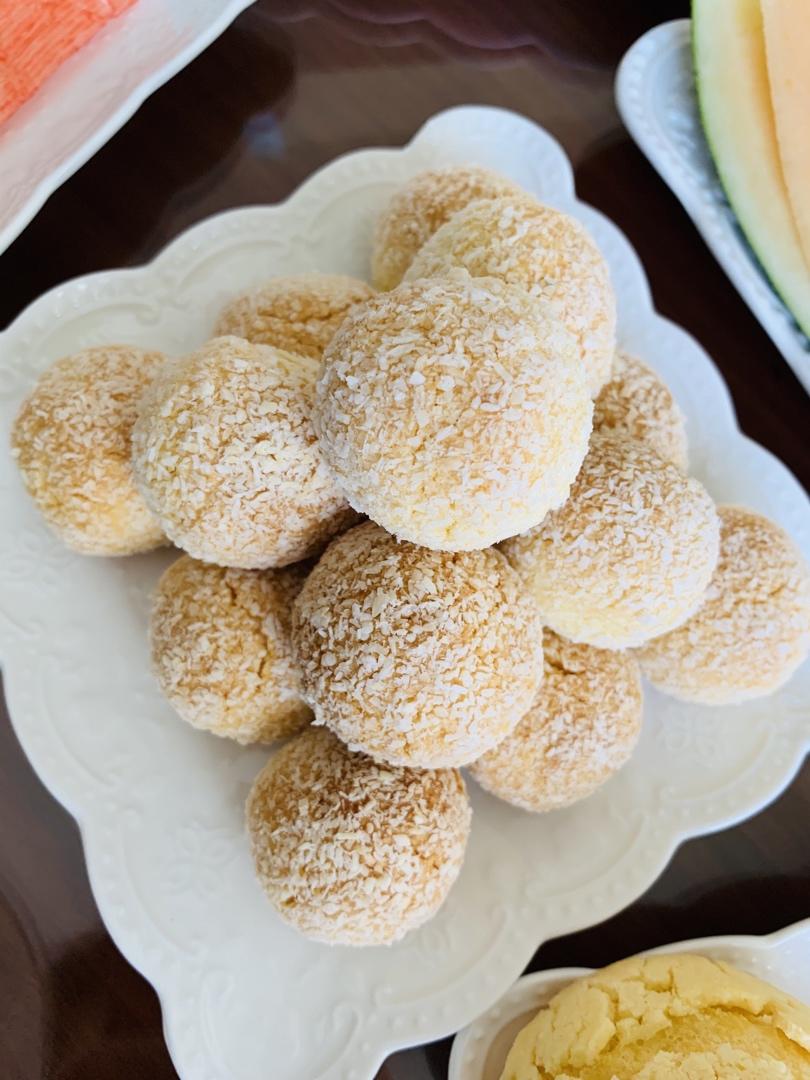 烘焙入门必备食谱‼️零难度超酥脆黄金椰蓉球