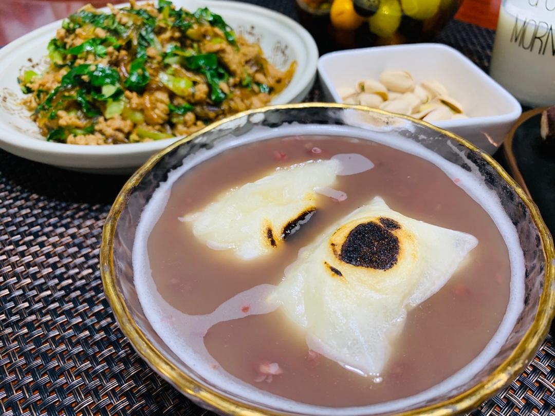 日式麻糬红豆汤