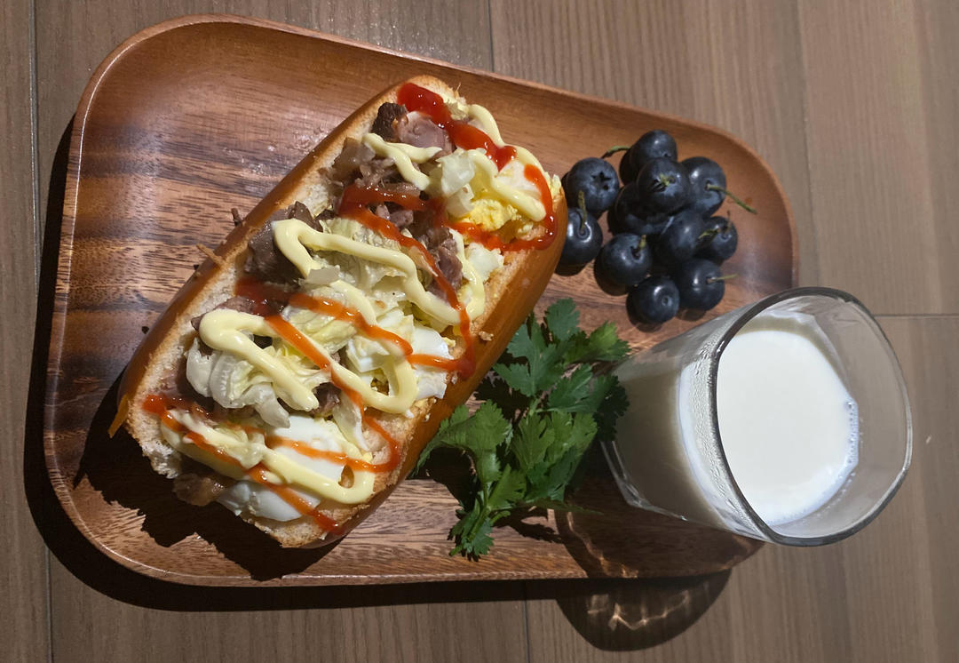 纯奶手撕吐司的做法 步骤1