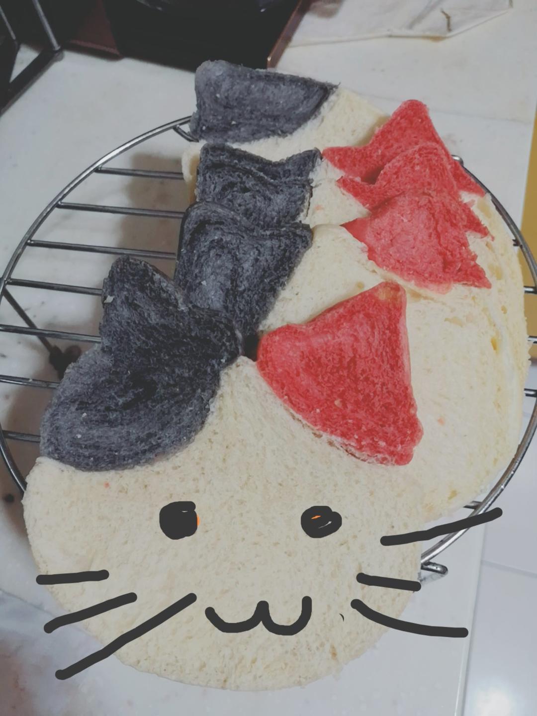 软噗噗萌哒哒的猫咪吐司