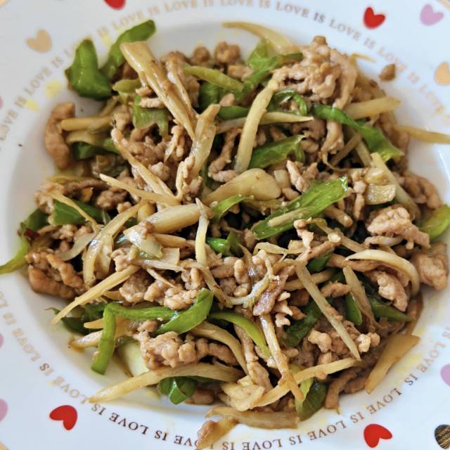 《小炒》超下饭仔姜青椒肉丝