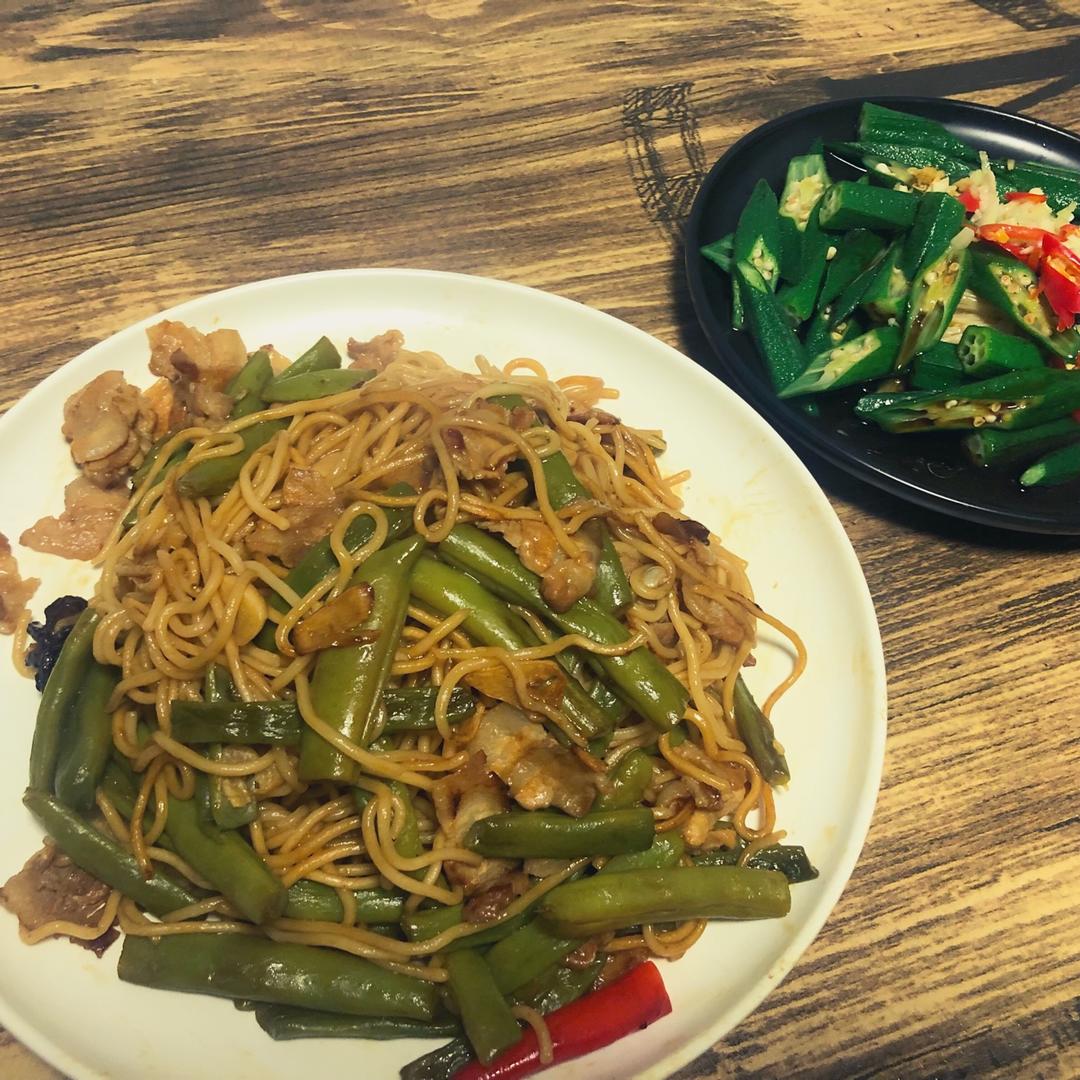 豆角焖面