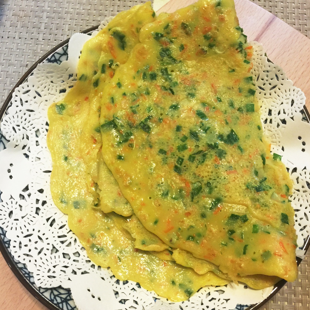 韭菜鸡蛋煎饼