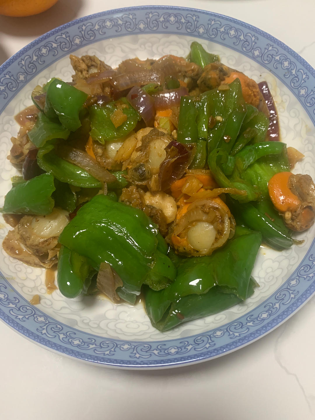 家常小炒扇贝肉