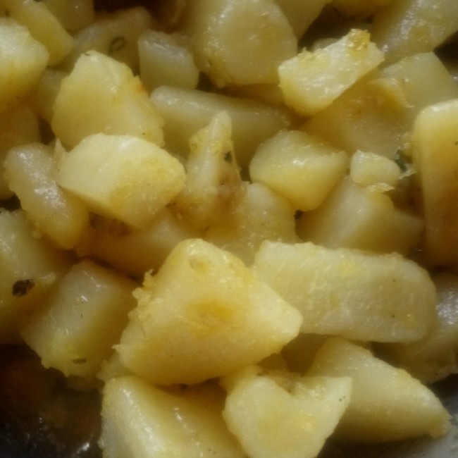 香煎土豆块