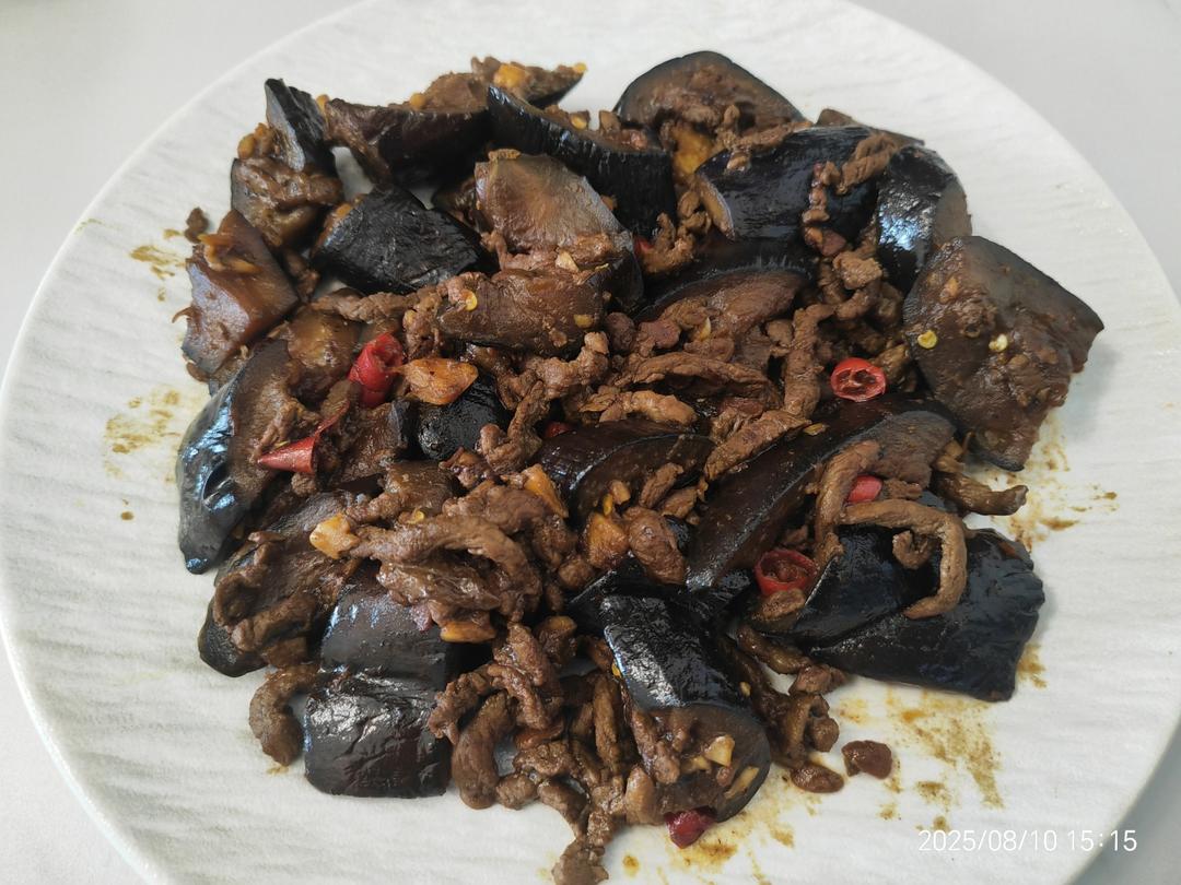 茄子炒肉