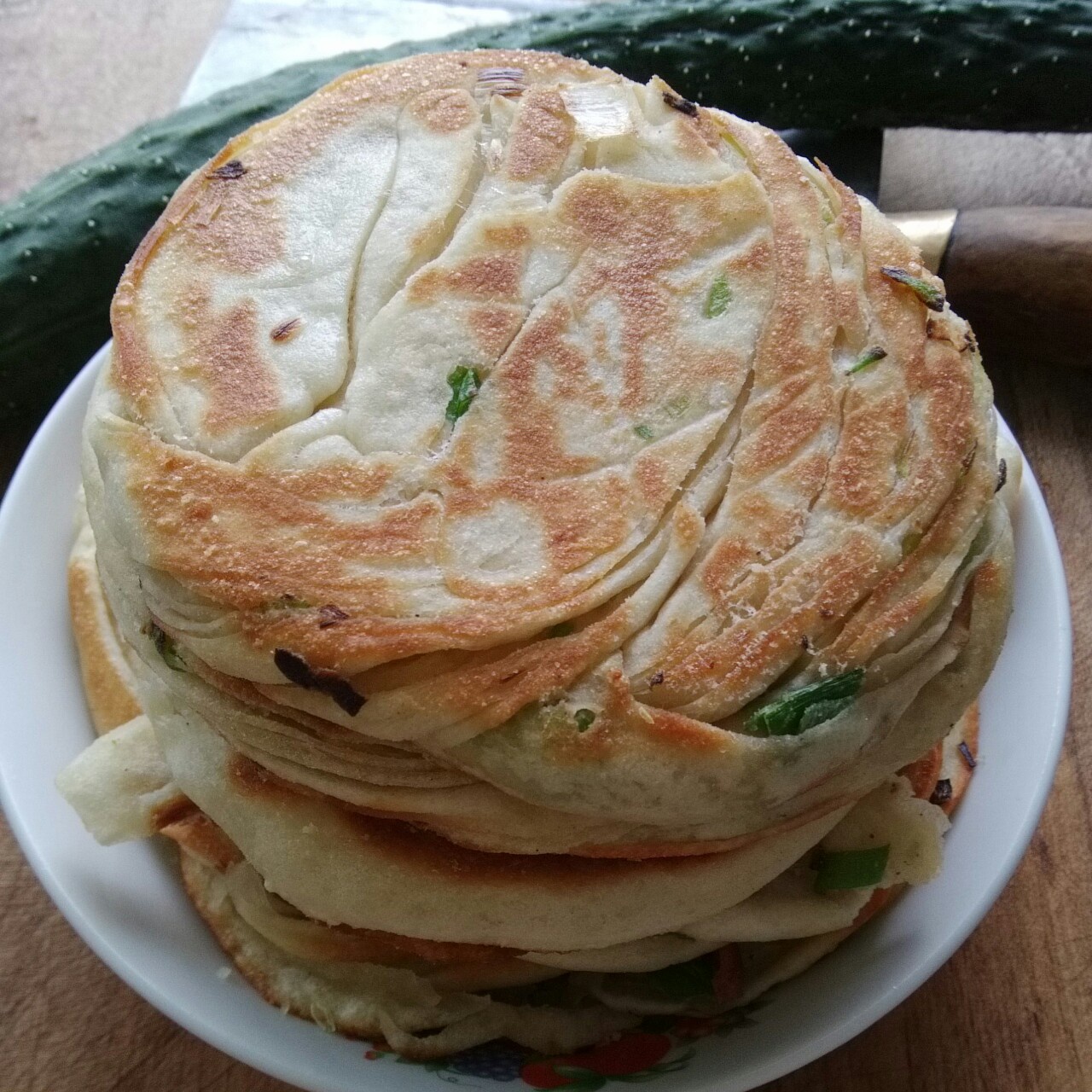 发面葱油酥饼