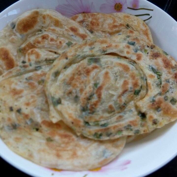 饺子皮葱油饼