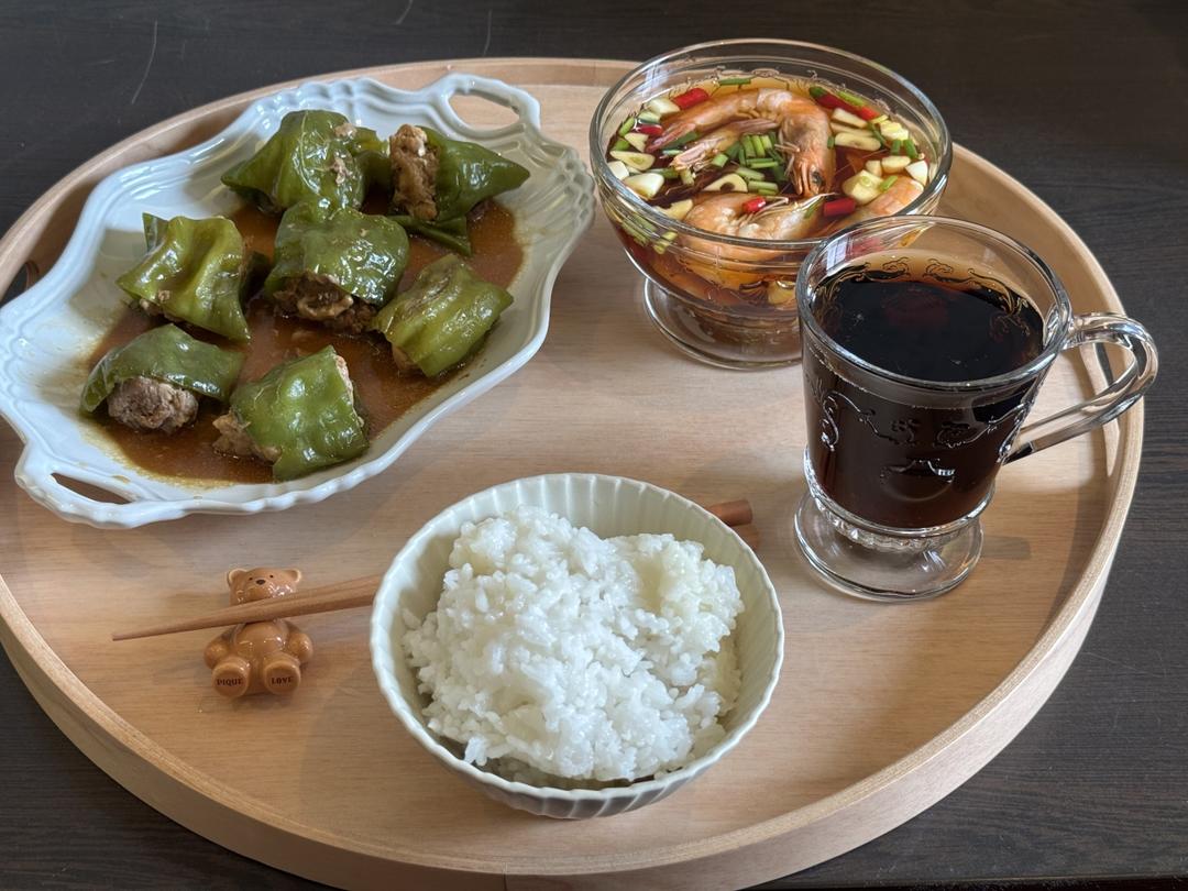 米饭杀手‼️虎皮青椒酿肉