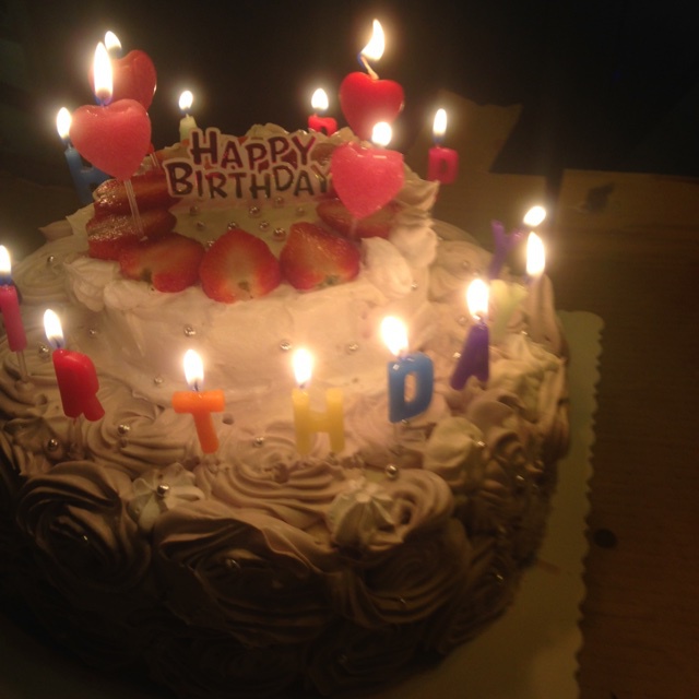 紫色玫瑰渐变裱花蛋糕