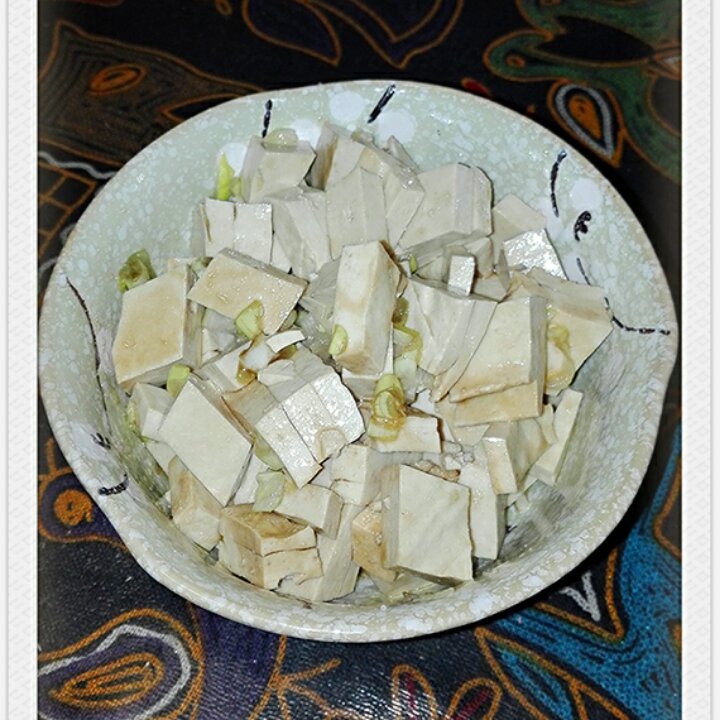 懒人版小葱拌豆腐