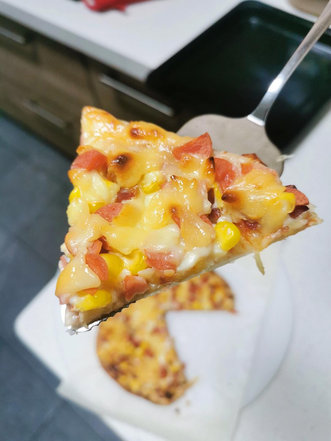 在家做披萨🍕做法超简单，保证你一学就会🙊🙊