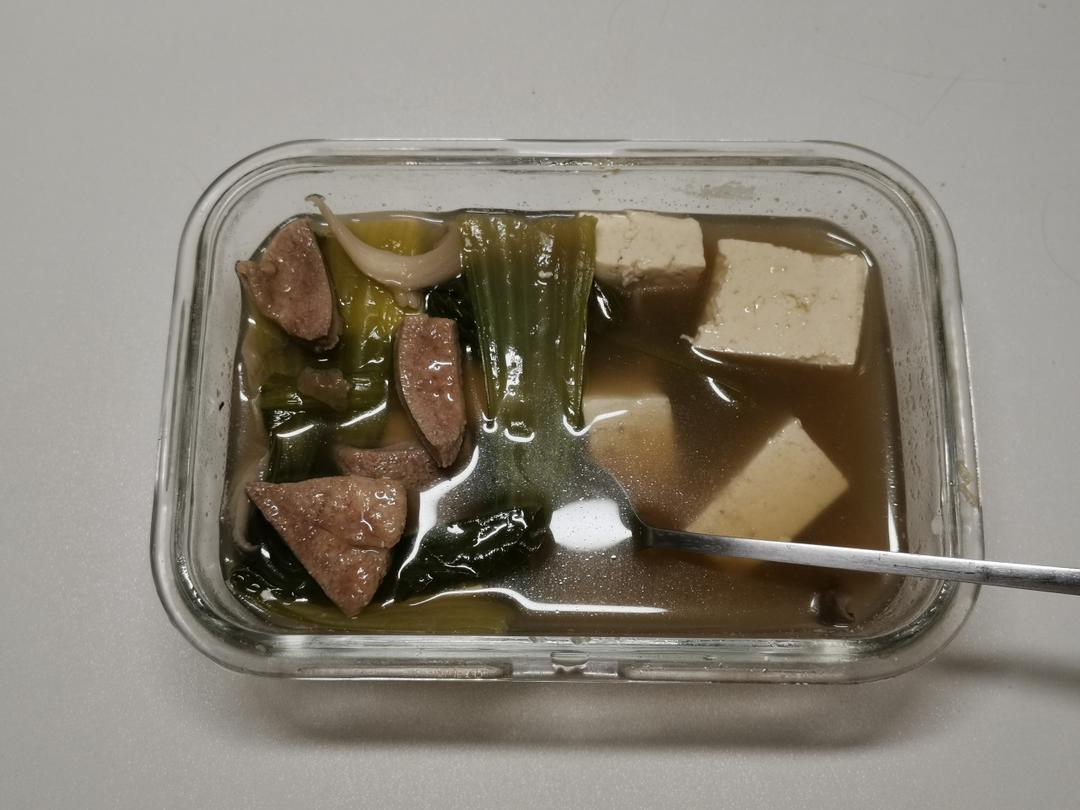 鲜嫩的猪肝汤