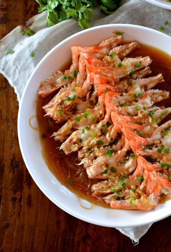 蒜蓉蒸虾的做法