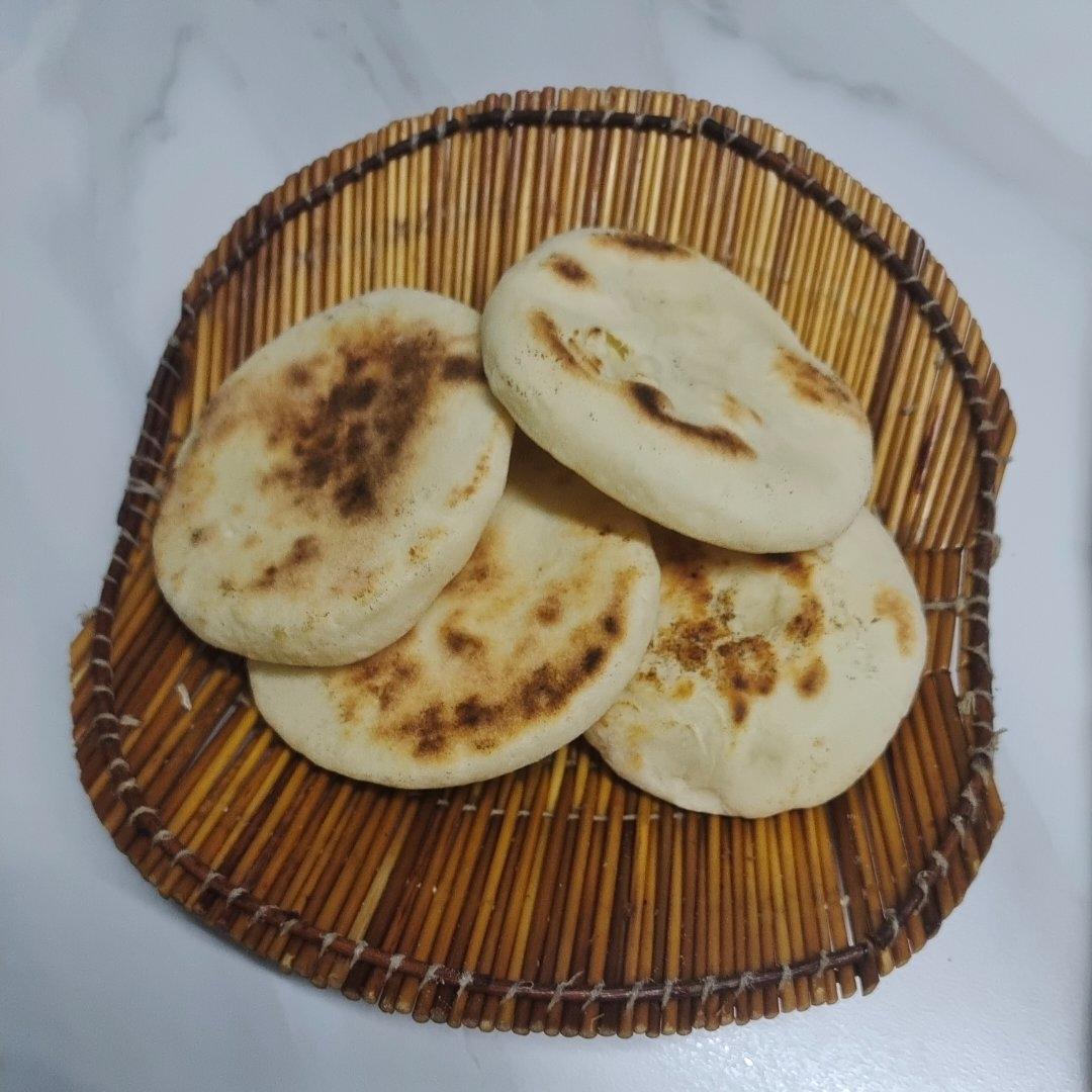 自制白吉馍（发面小饼）