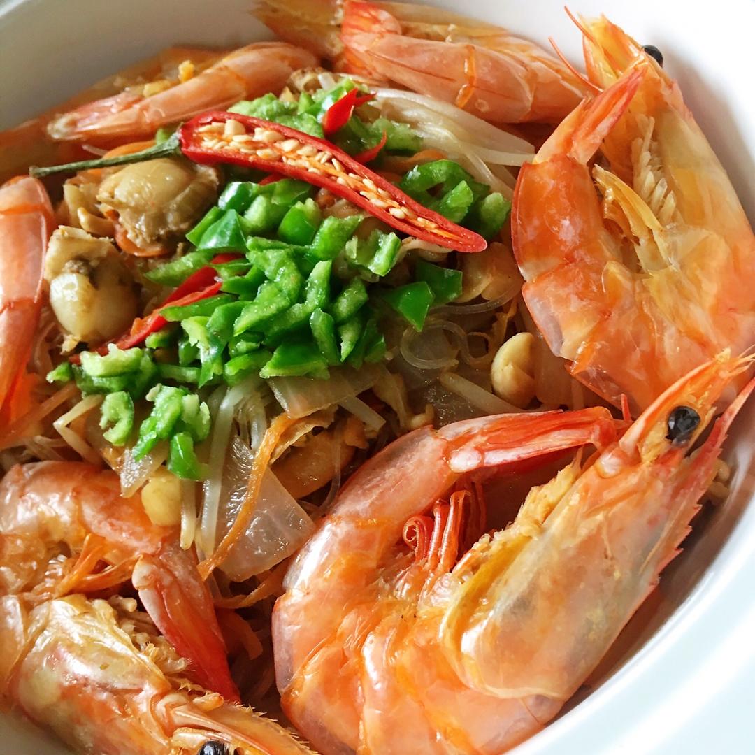 虾干粉丝煲