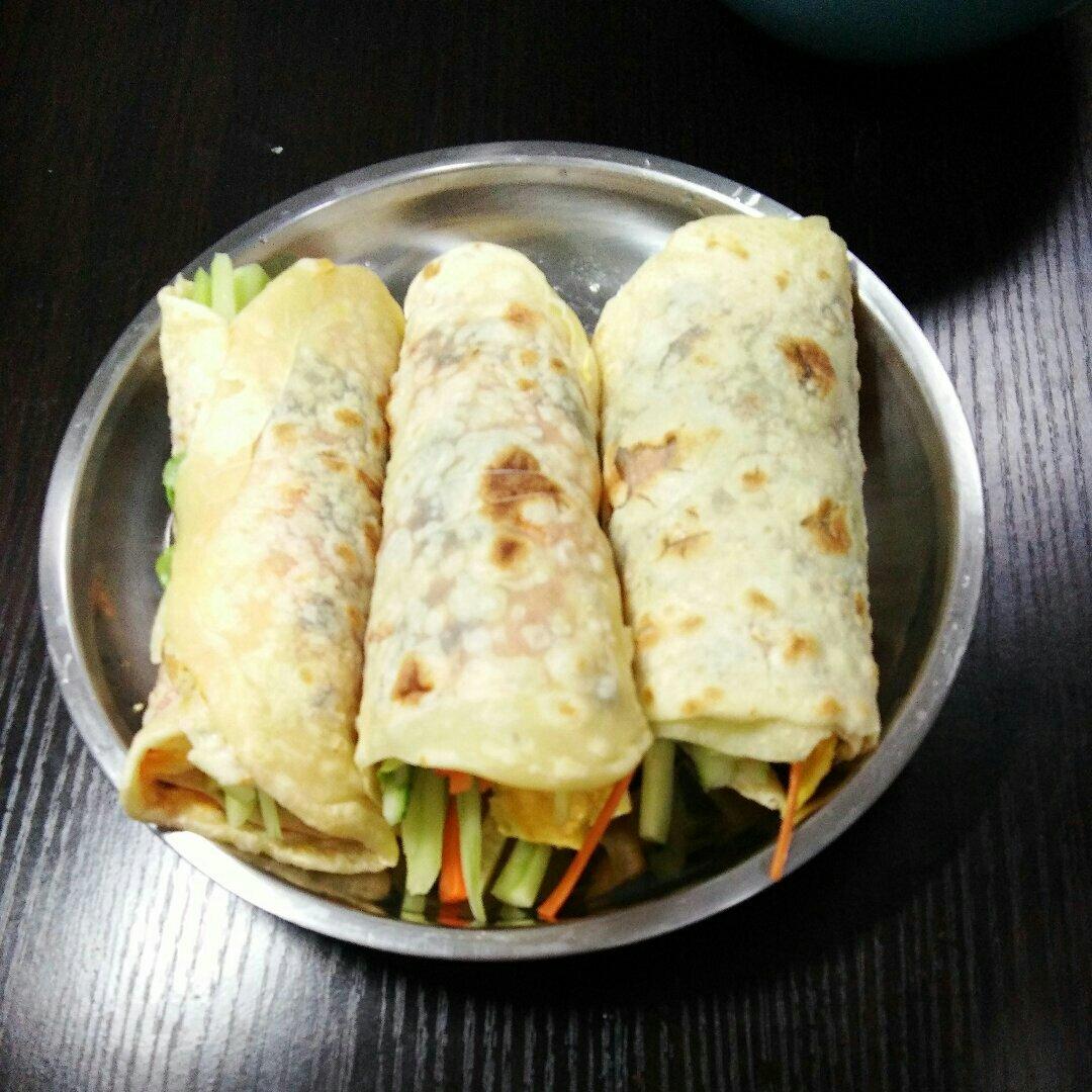 薄饼卷蔬菜（烙春饼）