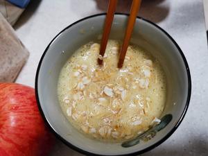 超香的燕麦蛋奶苹果布丁的做法 步骤3