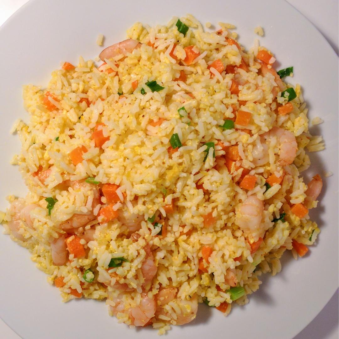 黄金虾仁炒饭