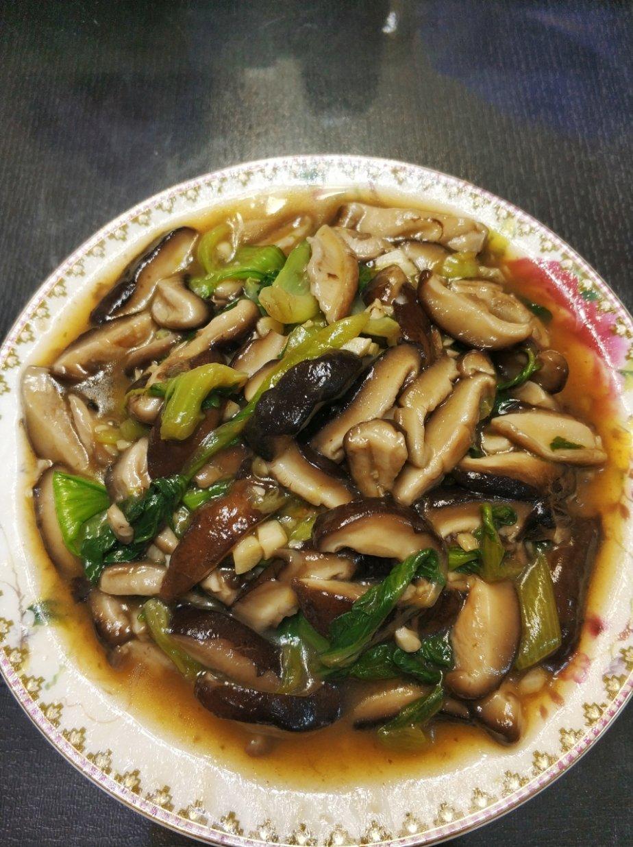 蚝油香菇油菜
