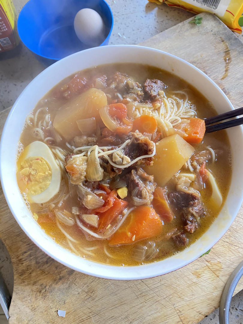 番茄土豆炖牛腩