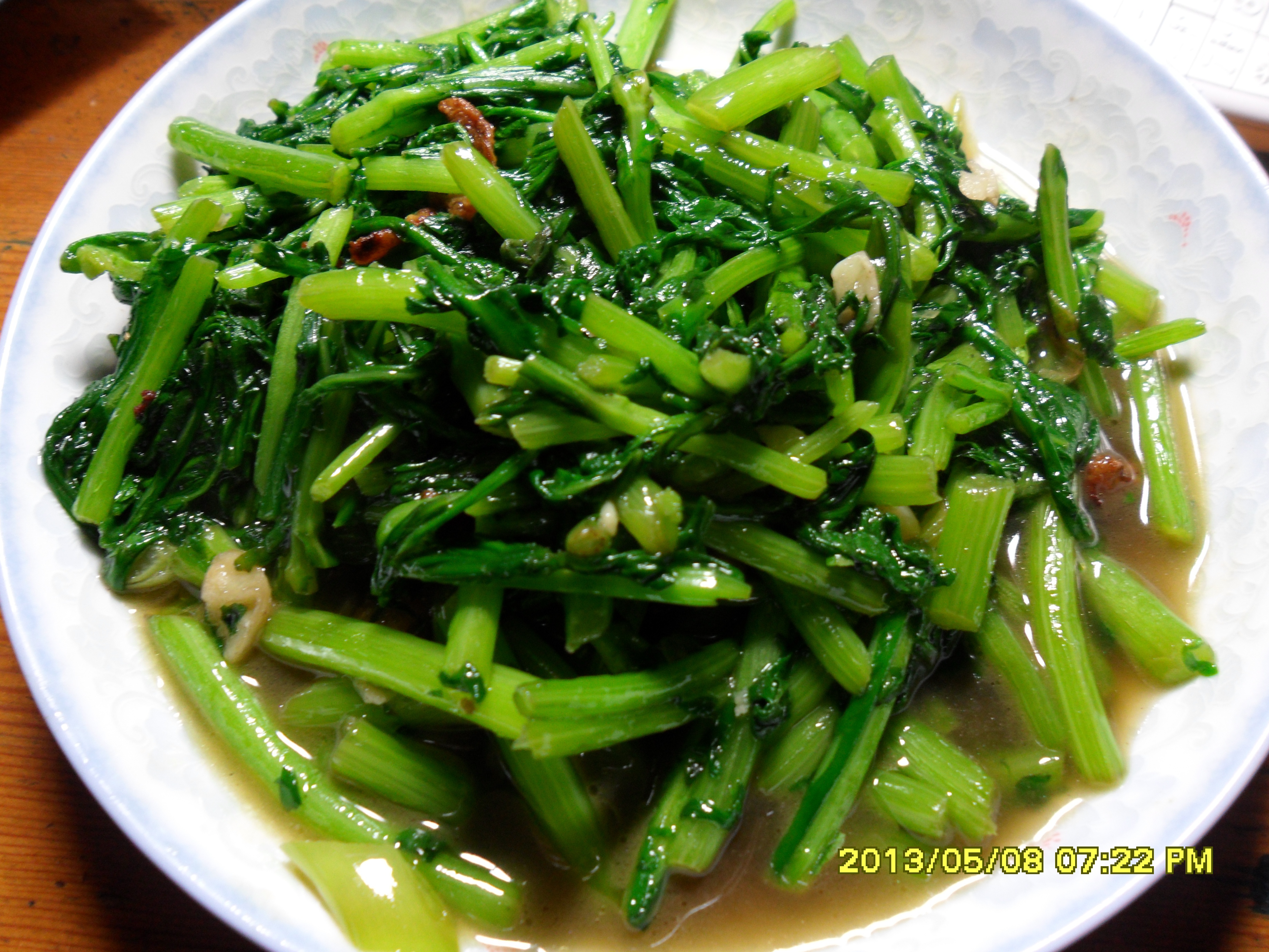 清炒茼蒿