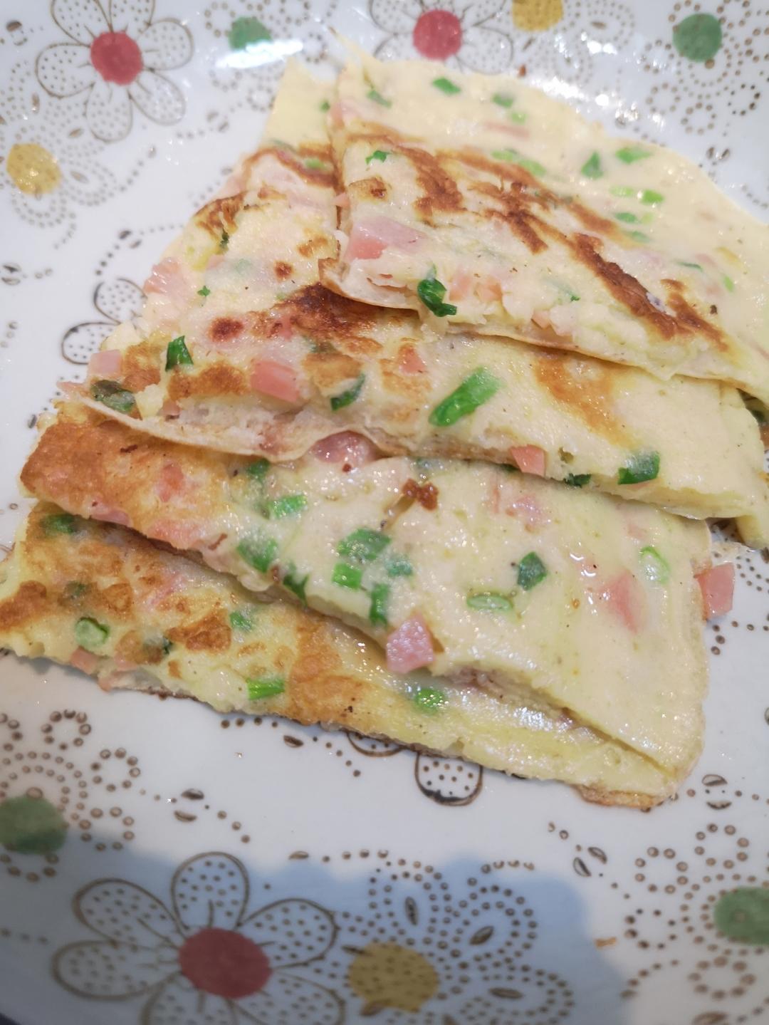 简单又营养的葱花鸡蛋饼