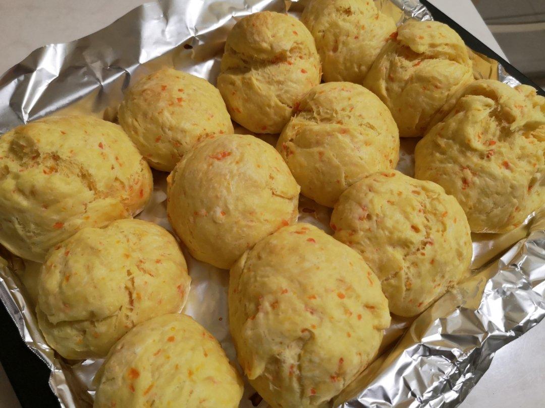 胡萝卜餐包（超柔小面包）