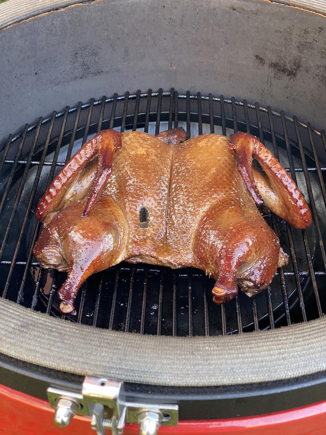 烧鸭/烧鹅/熏鸡翅/熏鹧鸪 （Smoked spatchcock duck/goose/chicken wings/partridges)的做法