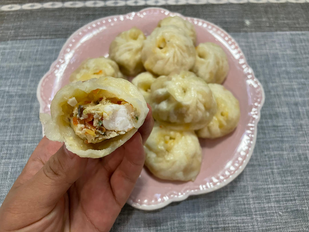 最爱【西葫芦虾仁大包子】