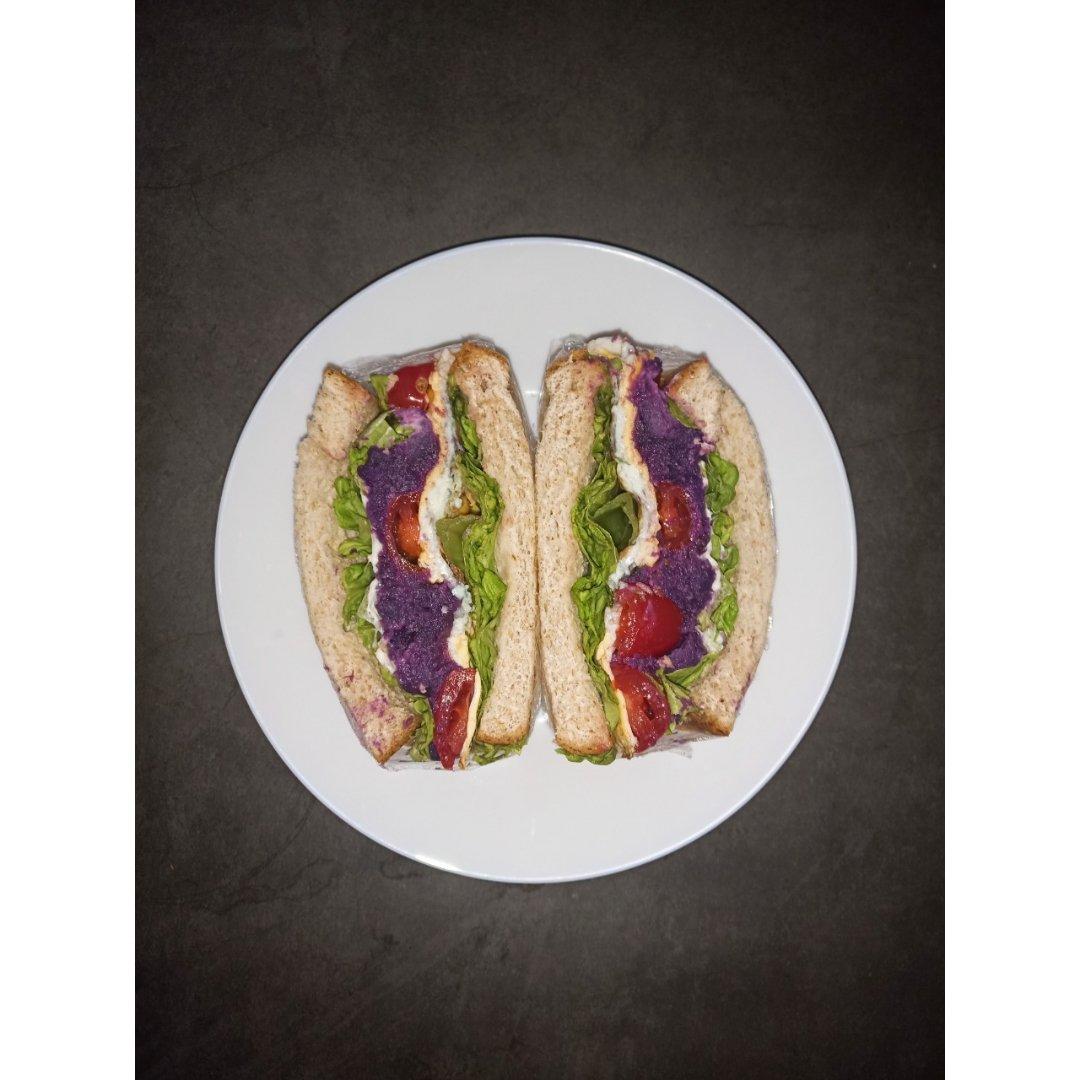 紫薯芋泥/鸡蛋肉松三明治大全🥪