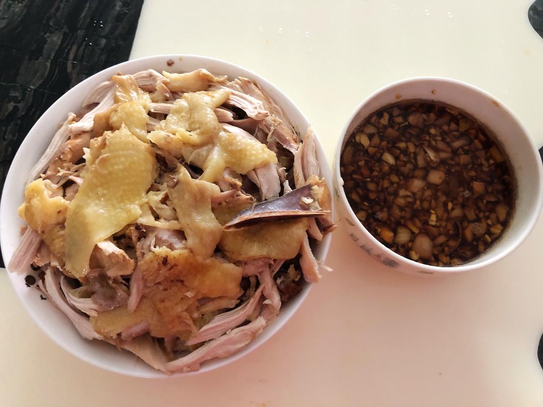 手撕版的白切鸡