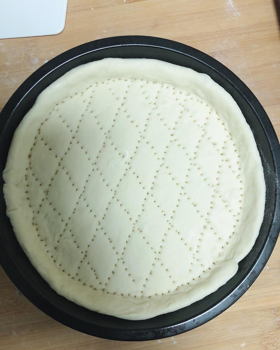 八寸披萨饼皮（四个）制作